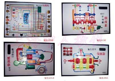 猛士2050型汽车程控电教板(全套14件)