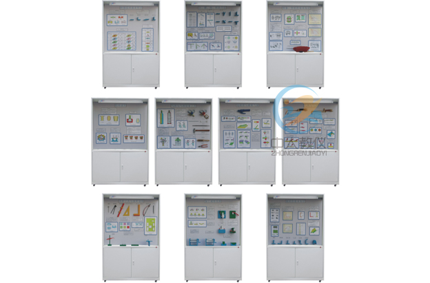 《焊、铆工工艺学》陈列柜,焊、铆工工艺学教学陈列柜